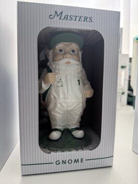 2026 Masters White and Green Golf Gnome Sculpture
